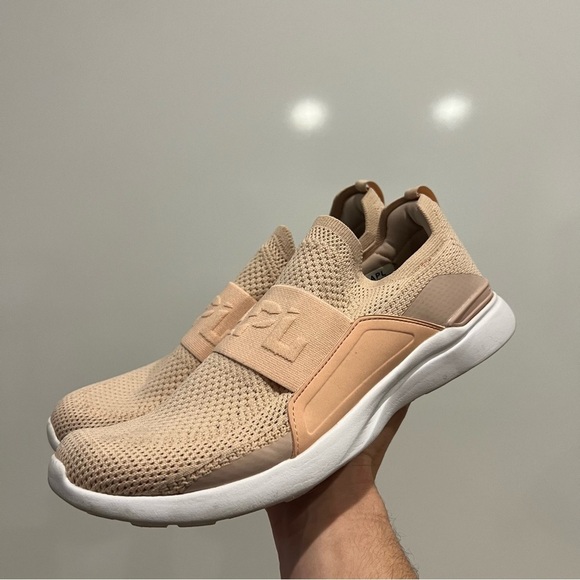 APL Women's TechLoom Bliss Latte / White Sneakers - Picture 3 of 11